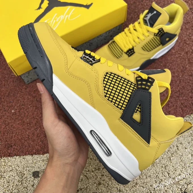 Air Jordan 4 CT8527-700 Black Yellow