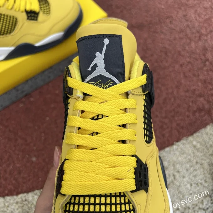 Air Jordan 4 CT8527-700 Black Yellow