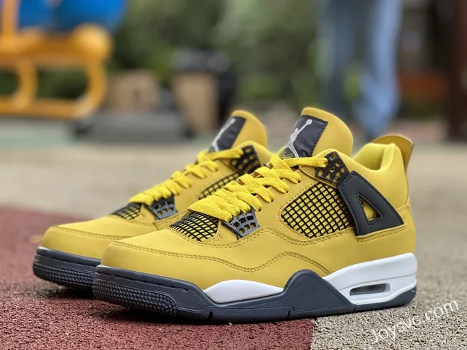 Air Jordan 4 CT8527-700 Black Yellow