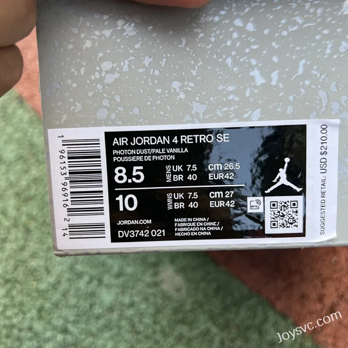 Air Jordan 4 SE Craft DV3742-021 Grey Green