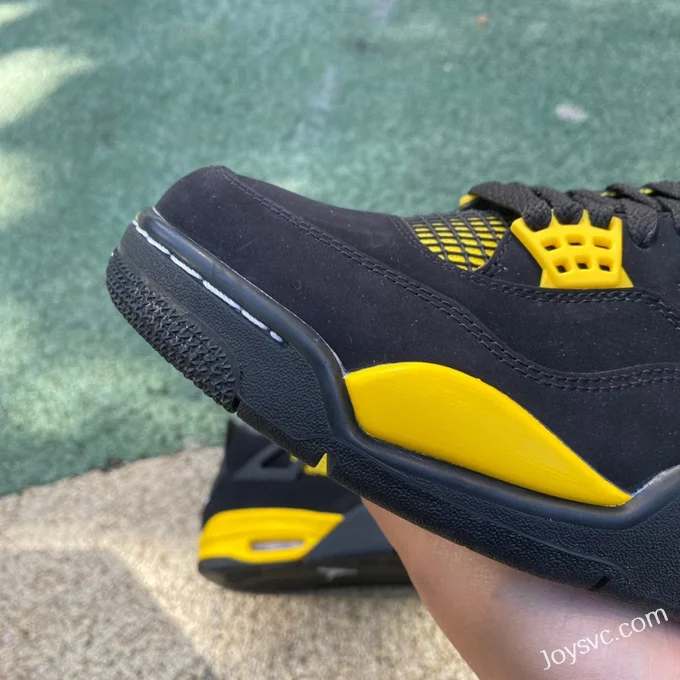 Air Jordan 4 Thunder Mid DH6927-017 Black Yellow