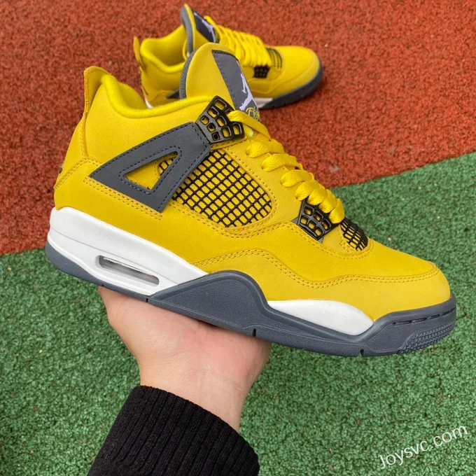 Air Jordan 4 CT8527-700 Black Yellow