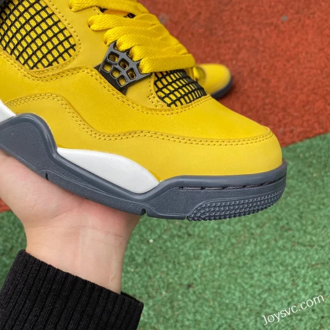 Air Jordan 4 CT8527-700 Black Yellow