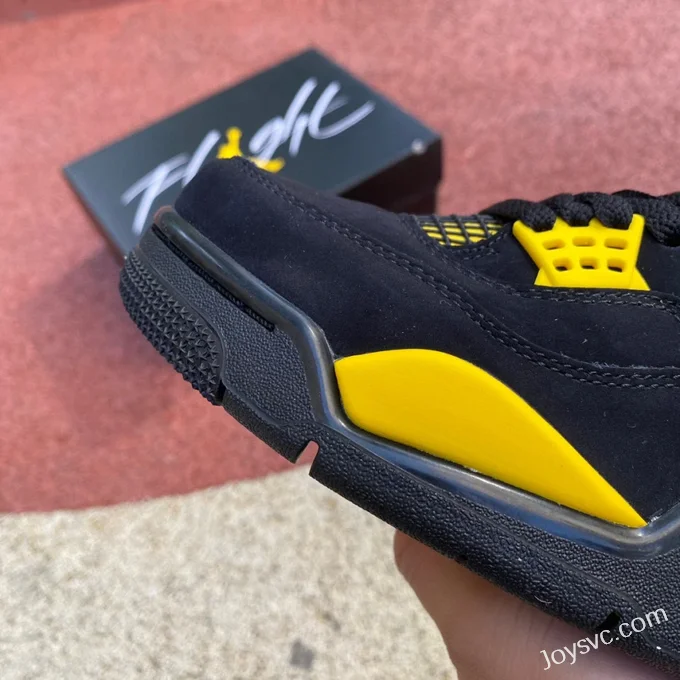 Air Jordan 4 Thunder Mid DH6927-017 Black Yellow