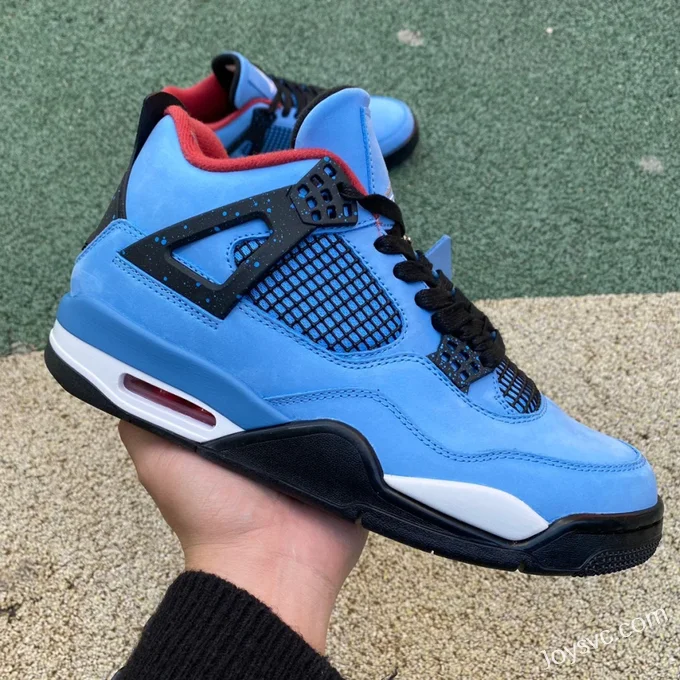 Air Jordan 4 x Travis Scott 308497-406 Blue