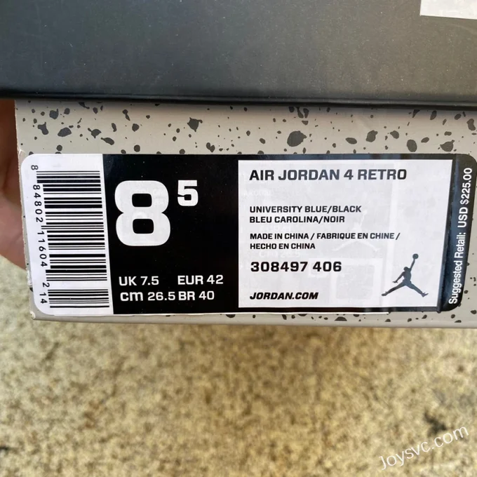 Air Jordan 4 x Travis Scott 308497-406 Blue