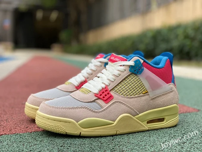 Air Jordan 4 x Union DC9533-800 Pink Blue