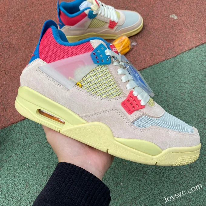 Air Jordan 4 x Union DC9533-800 Pink Blue