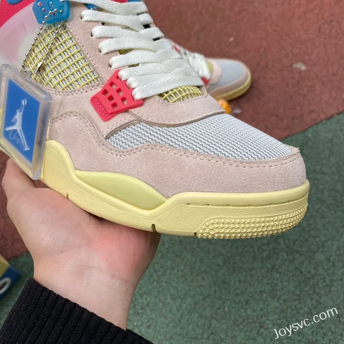 Air Jordan 4 x Union DC9533-800 Pink Blue