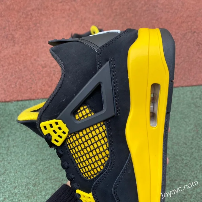 Air Jordan 4 Thunder Mid DH6927-017 Black Yellow