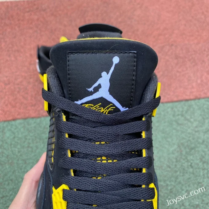 Air Jordan 4 Thunder Mid DH6927-017 Black Yellow