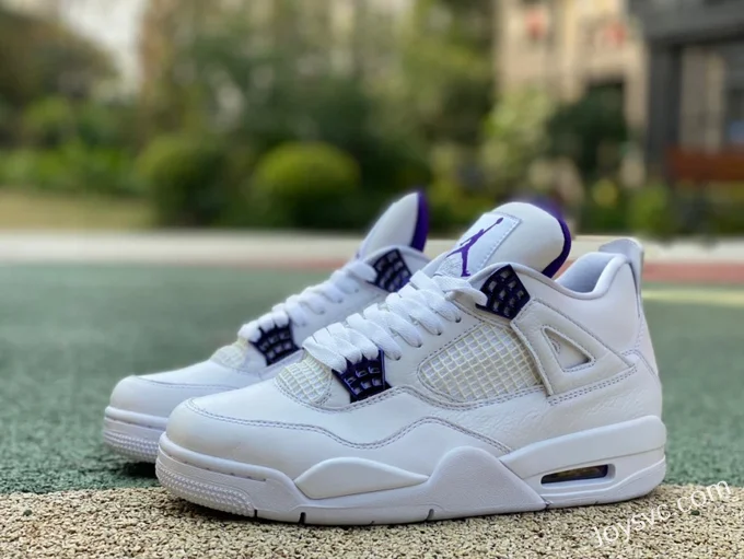 Air Jordan 4 CT8527-115 White Purple