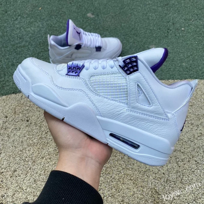 Air Jordan 4 CT8527-115 White Purple