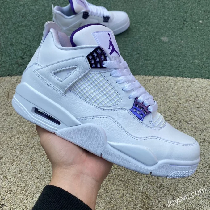 Air Jordan 4 CT8527-115 White Purple