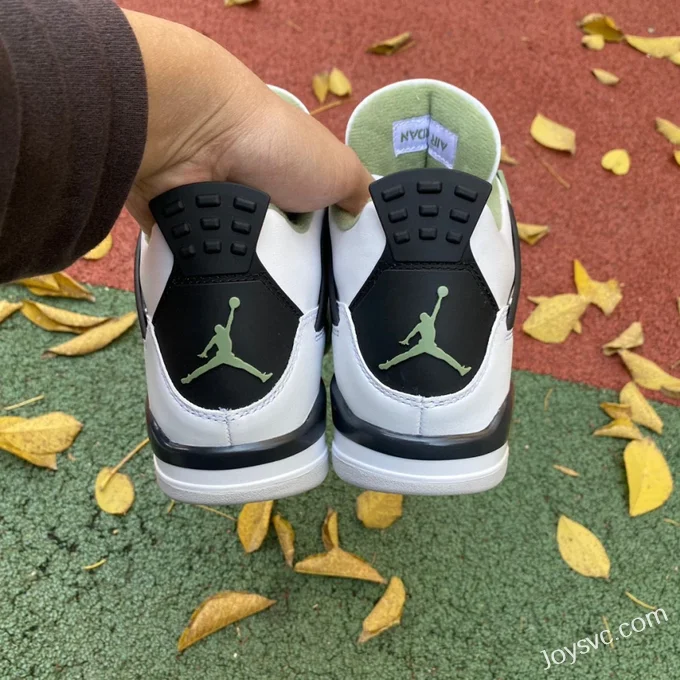 Air Jordan 4 AQ9129-103 White Green Black