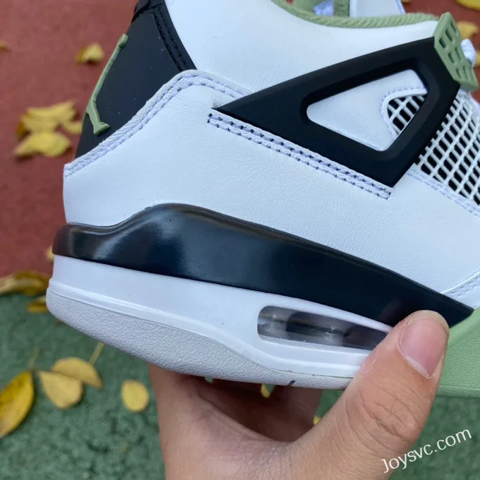 Air Jordan 4 AQ9129-103 White Green Black