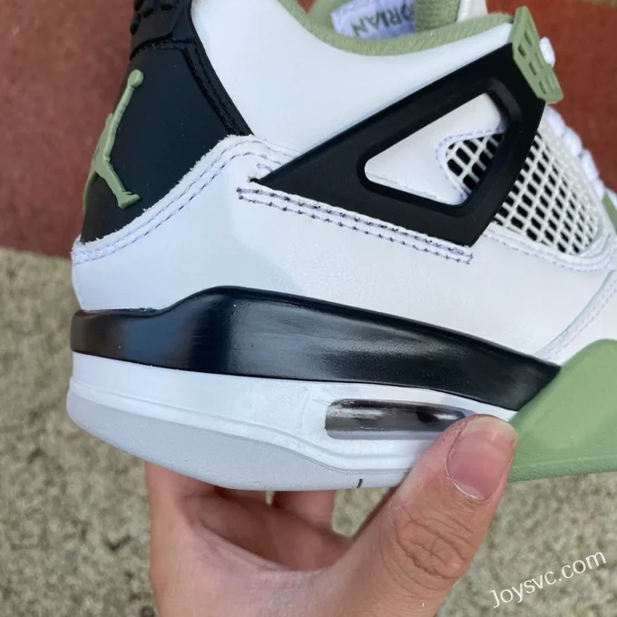 Air Jordan 4 AQ9129-103 White Green Black