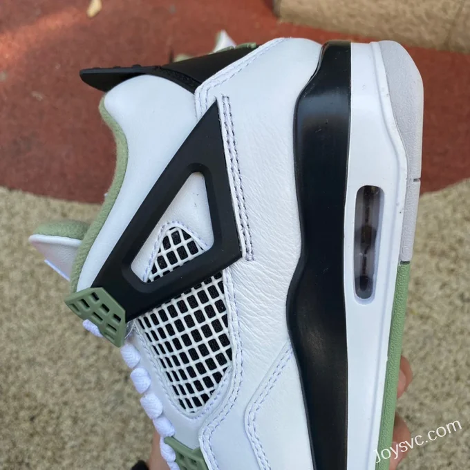 Air Jordan 4 AQ9129-103 White Green Black