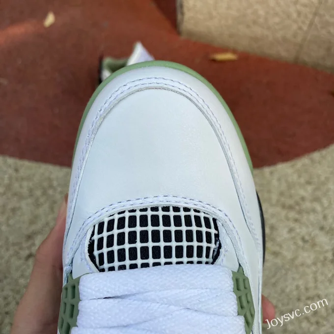 Air Jordan 4 AQ9129-103 White Green Black