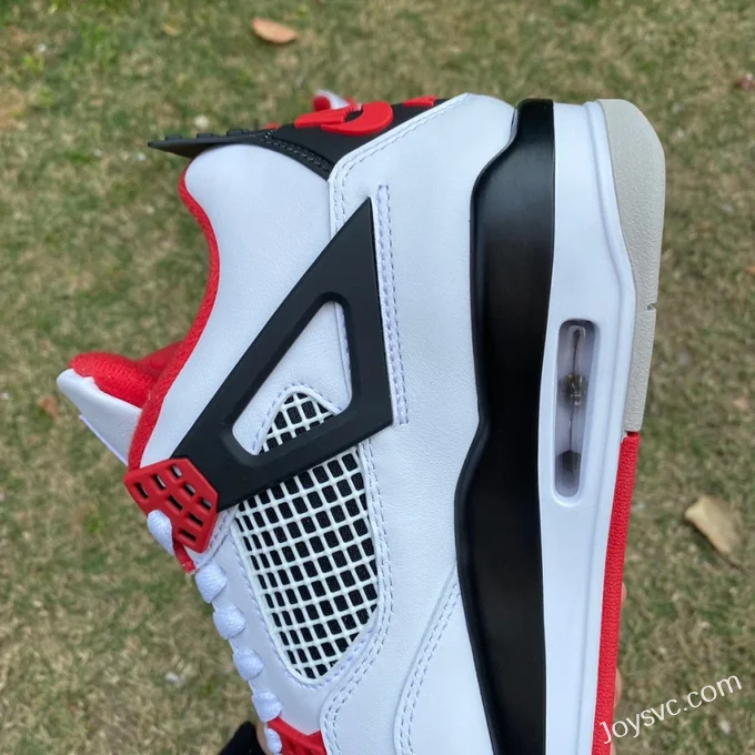 Air Jordan 4 DC7770-160 Black White Red