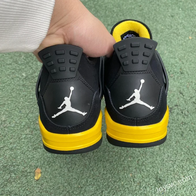 Air Jordan 4 Thunder Mid DH6927-017 Black Yellow