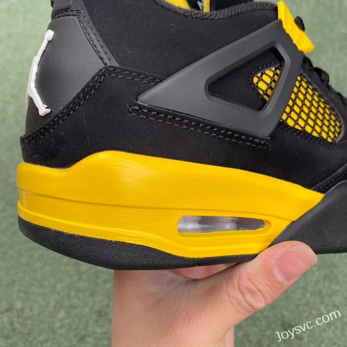 Air Jordan 4 Thunder Mid DH6927-017 Black Yellow