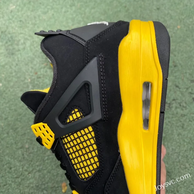 Air Jordan 4 Thunder Mid DH6927-017 Black Yellow