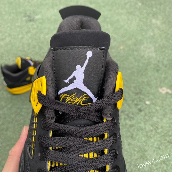 Air Jordan 4 Thunder Mid DH6927-017 Black Yellow