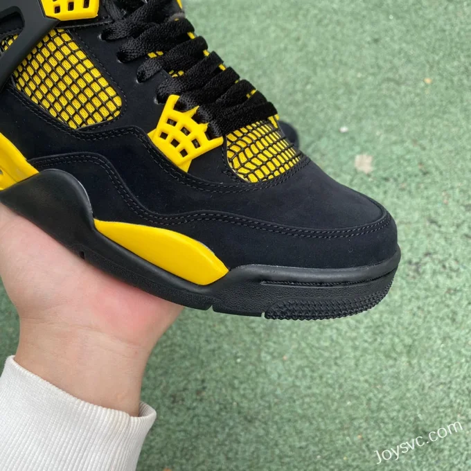 Air Jordan 4 Thunder Mid DH6927-017 Black Yellow