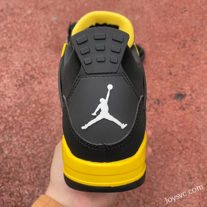 Air Jordan 4 Thunder Mid DH6927-017 Black Yellow