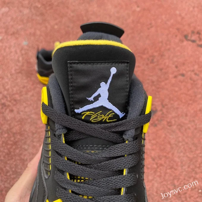 Air Jordan 4 Thunder Mid DH6927-017 Black Yellow