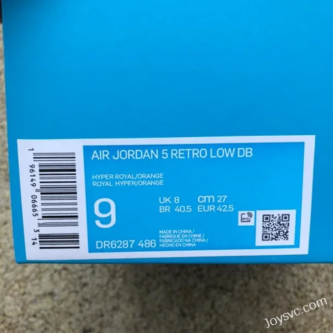 Air Jordan 5 Low DR6287-486 Multicolor