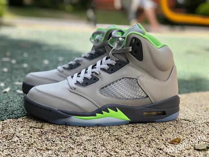 Air Jordan 5 Green Bean Retro Basketball Shoes DM9014-003