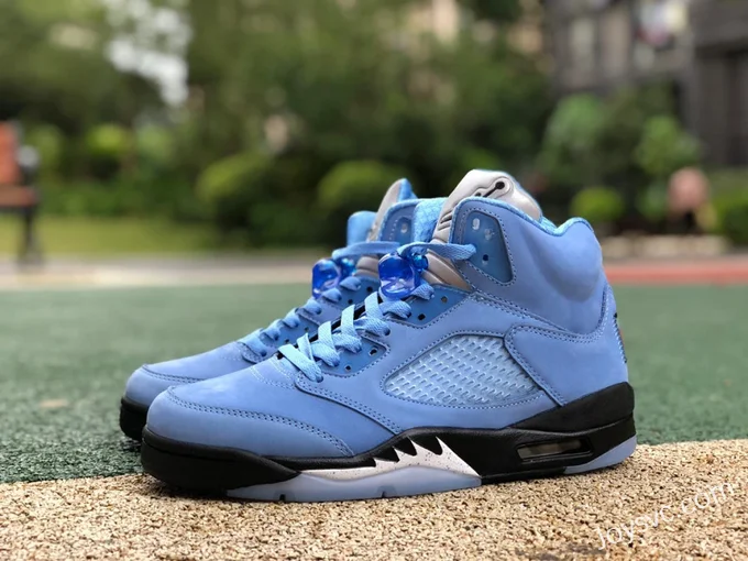 Air Jordan 5 UNC DV1310-401 Blue Black