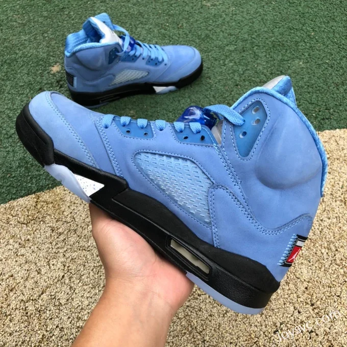 Air Jordan 5 UNC DV1310-401 Blue Black