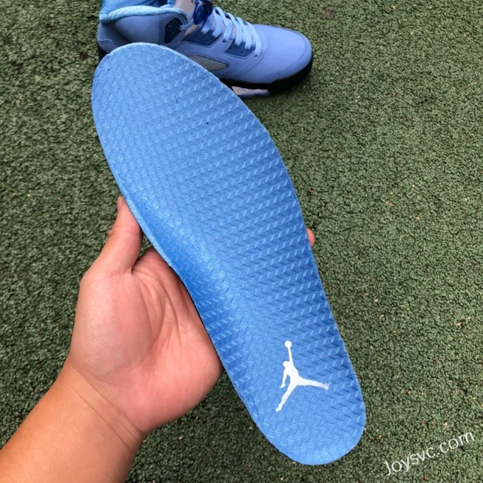 Air Jordan 5 UNC DV1310-401 Blue Black