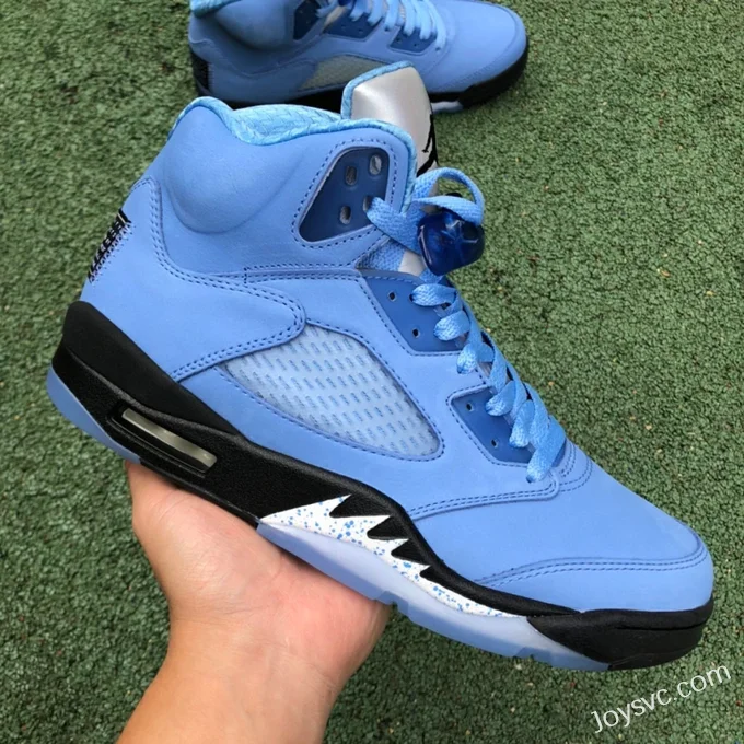 Air Jordan 5 UNC DV1310-401 Blue Black