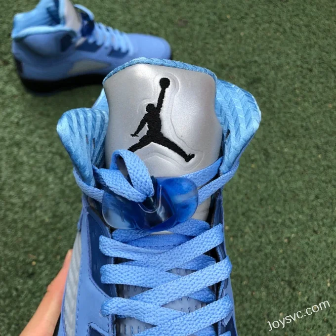 Air Jordan 5 UNC DV1310-401 Blue Black