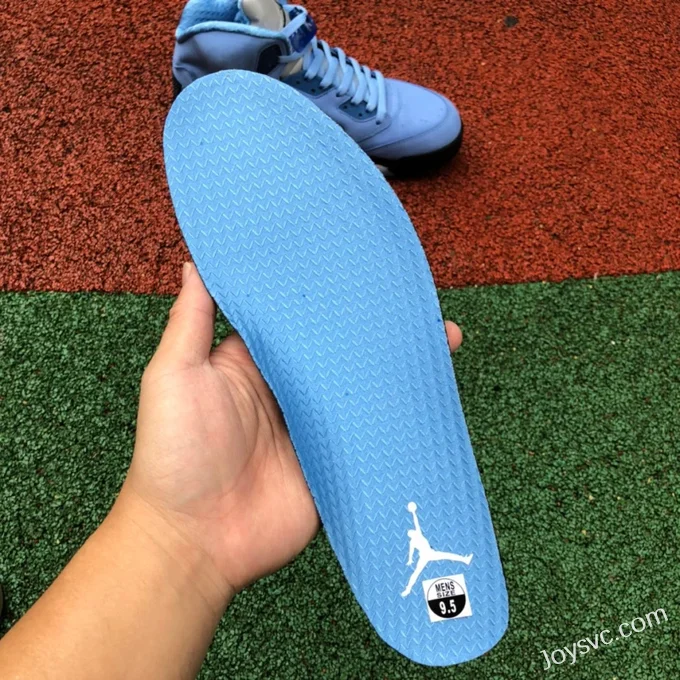 Air Jordan 5 UNC DV1310-401 Blue Black