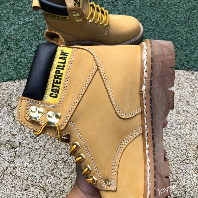 Caterpillar Crystal Sole Wheat Boots - Classic Colorado High Work Boots