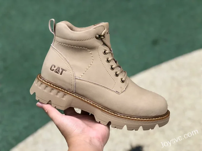 Caterpillar Hemp Grey Boots - Classic Colorado High Work Boots