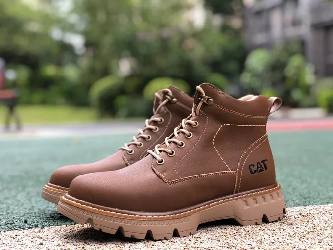 Caterpillar Brown Boots - Classic Colorado High Work Boots