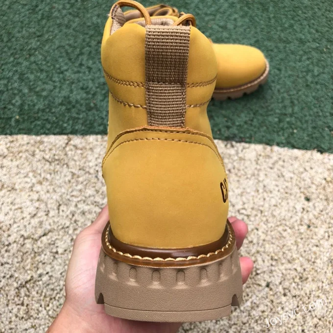 Caterpillar Wheat Yellow Boots - Classic Colorado High Work Boots