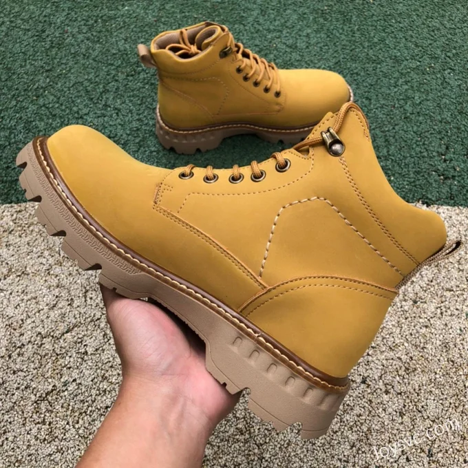 Caterpillar Wheat Yellow Boots - Classic Colorado High Work Boots