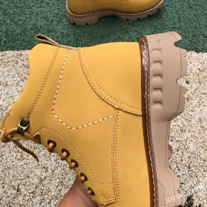 Caterpillar Wheat Yellow Boots - Classic Colorado High Work Boots