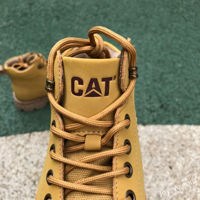 Caterpillar Wheat Yellow Boots - Classic Colorado High Work Boots