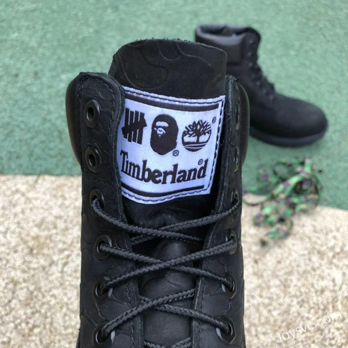 Timberland Waterproof Outdoor Boots in Black with Print