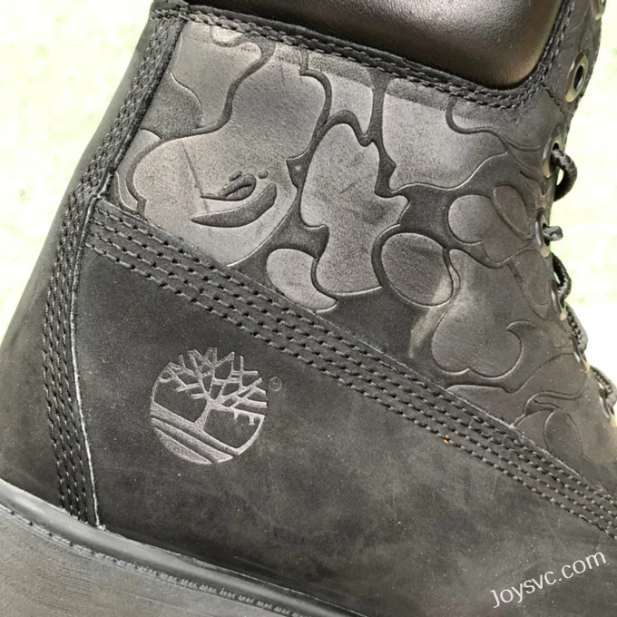 Timberland Waterproof Outdoor Boots in Black with Print