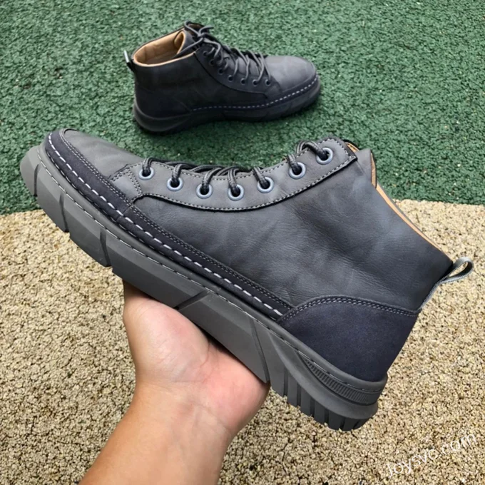 CAT Intake Series Black Grey Mid Top Outdoor Boots