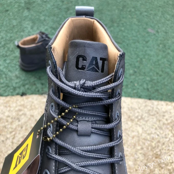 CAT Intake Series Black Grey Mid Top Outdoor Boots